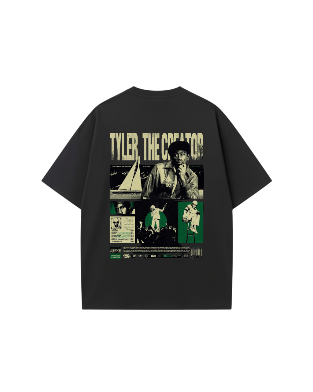 Tyler The Creator print Oversized Tshirt