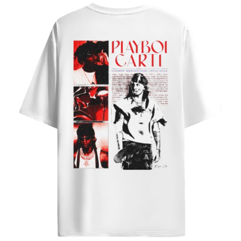 Playboicarti print oversized Tshirt