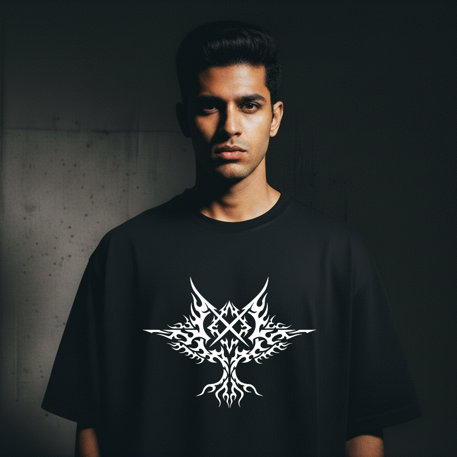 Rune of the Flame oversized T shirt